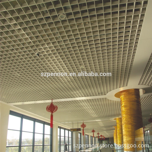 Decorative Ceiling Type Metal Aluminum Open Cell Ceiling Tile Grid Ceiling